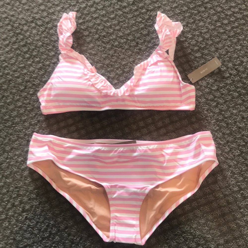 NWT J. Crew bikini top szL bottom szxl